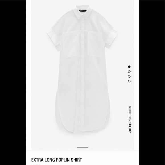 Zara Tops - Zara White Button Down Shirt